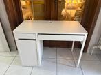 Ikea Micke Bureau, wit, 105x50 cm, Huis en Inrichting, Bureaus, Ophalen, Gebruikt, Bureau