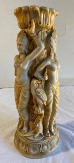Vase / Statuette / Bougeoirs Indienne en résine, avec décora, Enlèvement ou Envoi
