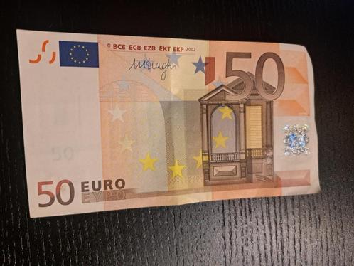 2002 Nederland 50 euro oude type Draghi printcode R046, Postzegels en Munten, Bankbiljetten | Europa | Eurobiljetten, Los biljet