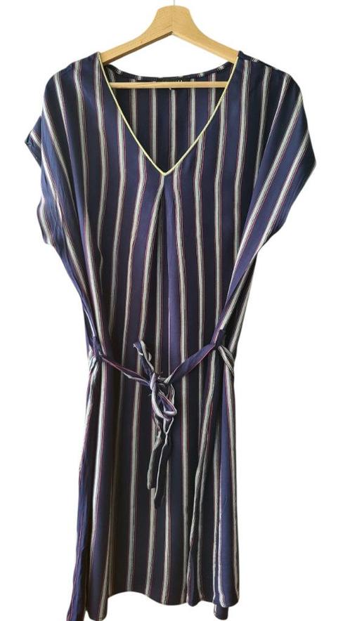 Robe à rayures Lola & Liza, Kleding | Dames, Jurken, Maat 46/48 (XL) of groter, Blauw, Ophalen