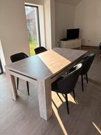 Eettafel met 4 stoelen, Huis en Inrichting, Ophalen, Gebruikt