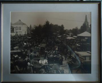 Oude markt Schellebelle (zoals het vroeger was).