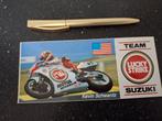 Sticker motocross Suzuki Lucky Strike team Kevin Schwantz, Ophalen of Verzenden, Zo goed als nieuw, Auto of Motor