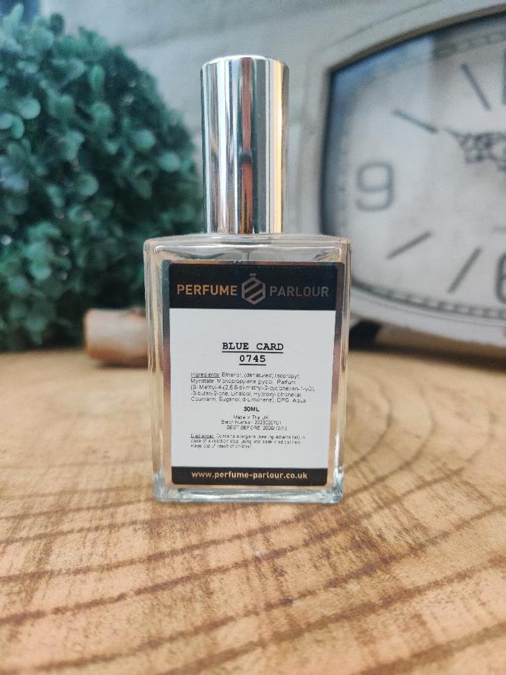 Perfume Parlour - Blue Card 30ml EDP - Fusion, Bijoux, Sacs & Beauté, Beauté | Parfums, Comme neuf, Envoi