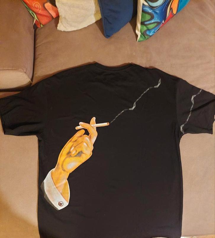 T-shirt AMIRI authentique pour homme, Kleding | Heren, T-shirts, Zo goed als nieuw, Maat 52/54 (L), Zwart, Ophalen of Verzenden