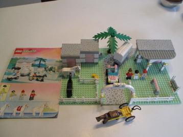 Lego ; vintage lego System van 1992 nr 6419, manege met bouw, Enlèvement ou Envoi, Utilisé, Ensemble complet, Lego