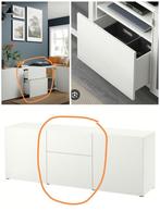 6 x IKEA besta schuiven/tirroirs in hoogglans wit, Ophalen