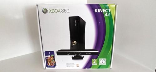 Xbox 360 Kinect 4GB kit (nieuw), Games en Spelcomputers, Spelcomputers | Xbox 360, Nieuw, Met 1 controller, Met games, Met kinect