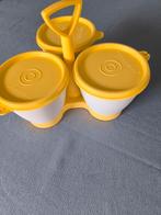 Tupperware aperitief potjes met houder, Ophalen of Verzenden, Zo goed als nieuw
