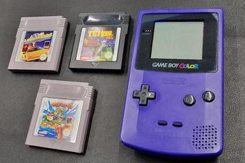 Nintendo Gameboy Color met 3 spelletjes