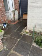 Oude natuursteentegels (schorren), Ophalen, 30 cm of meer, Gebruikt, 50 tot 150 cm