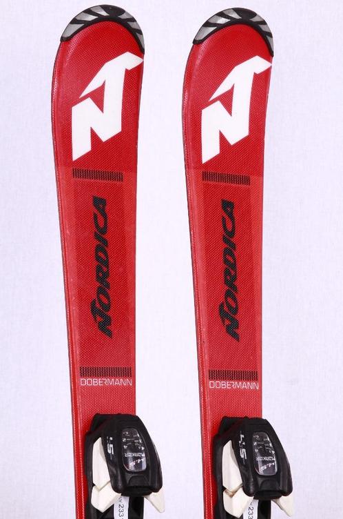 90 110 cm kinder ski's NORDICA DOBERMANN TEAM J RACE, black, Sport en Fitness, Skiën en Langlaufen, Gebruikt, Ski's, Ski, Nordica