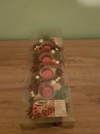 2 photophores de Noël en forme de nature avec pommes de pin., Divers, Enlèvement, Neuf