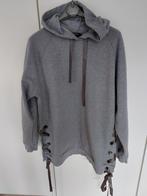 Oversized hoodie van HKMX met zijden linten, Taille 46/48 (XL) ou plus grande, Enlèvement, Gris, Neuf