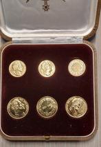 Set 150 jaar onafhankelijkheid in etui, 58,05 gram goud .900, Postzegels en Munten, Munten | België, Ophalen, Setje, Goud, Goud