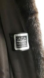 Bontjas SAGA MINK, Maat 38/40 (M), Bruin, SAGA MINK, Zo goed als nieuw