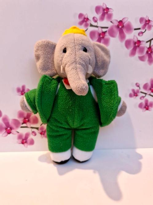 💚 Babar Knuffel, Enfants & Bébés, Jouets | Peluches, Éléphant, Enlèvement ou Envoi