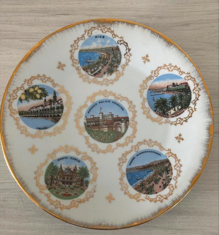 Limoges Assiette/plat  déco vintage, Antiquités & Art, Antiquités | Plateaux, Enlèvement