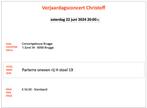 Verjaardagsconcert Christof 22 juni Brugge, Tickets & Billets, Deux personnes, Chanson réaliste, Juin