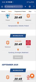 Nederland vs malta, Tickets en Kaartjes