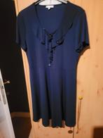 Damesjurk donkerblauw maat 48 nieuwstaat, Kleding | Dames, Grote Maten, Ophalen of Verzenden, Zo goed als nieuw