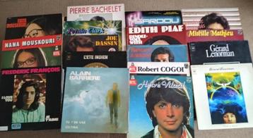 Lot de 18 disques 33 tours ( chansons françaises ) beschikbaar voor biedingen