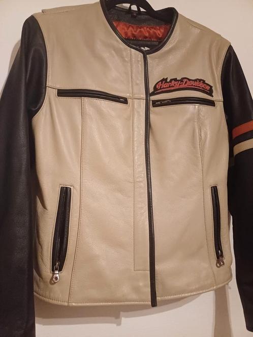 Harley-Davidson leather jacket, Motoren, Kleding | Motorkleding, Ophalen