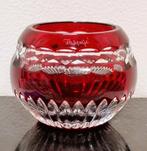 Faberge' - gesigneerde kleine kristal vaas/theelicht, Verzamelen, Ophalen of Verzenden, Zo goed als nieuw