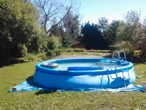 Intex vrijstaand zwembad 457 cm x 91 cm, Tuin en Terras, Zwembaden, Gebruikt, Opblaaszwembad, 80 tot 120 cm, 400 cm of meer, 300 cm of meer