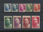 Frankrijk  Marianne  taille douce 725/33 MNH XX, Postzegels en Munten, Postzegels | Europa | Frankrijk, Verzenden, Postfris