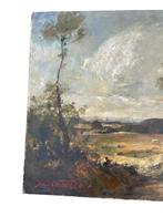 Landschapsschilderij van Simon Van Gelderen - Belgian Art, Antiek en Kunst, Ophalen