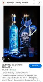 Bouteille de gin collector 1,5l double you diamond, Ophalen of Verzenden, Zo goed als nieuw