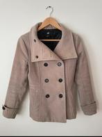 Beige peacoat jas knopen maat 34 H&M, Ophalen of Verzenden, Zo goed als nieuw, Maat 34 (XS) of kleiner, Beige