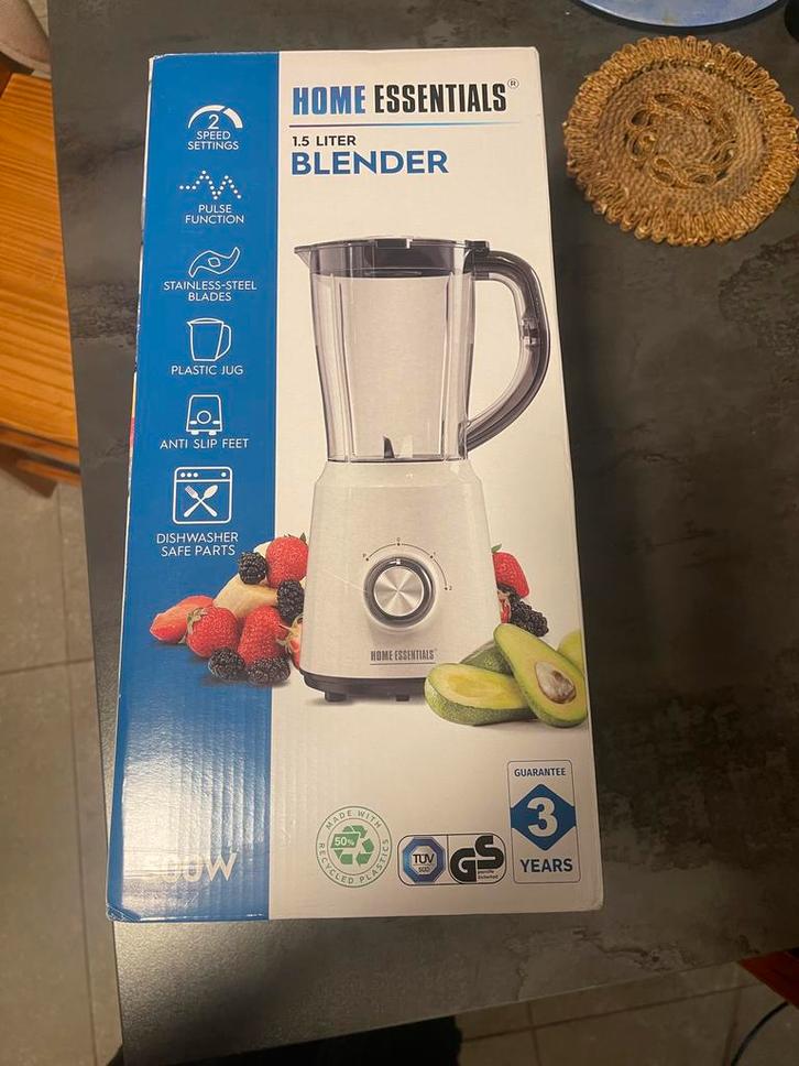 Home Essentials blender (nieuw), Elektronische apparatuur, Blenders, Nieuw, Blender, Ophalen