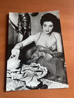 Postkaart met foto Gina Lollobrigida-Jaren 60, Verzamelen, Verzenden, Gebruikt, Film, Foto of Kaart
