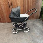 Martinelli zwart leder kinderwagen met toebehoren, Kinderen en Baby's, Kinderwagens en Combinaties, Ophalen, Zo goed als nieuw