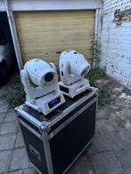 4 lyres moving head 90 watts led dans deux flight cases, Muziek en Instrumenten, Ophalen, Gebruikt