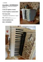 A vendre  accordeon, Musique & Instruments, Accordéons, Avec valise, Accordiola, Enlèvement, Utilisé