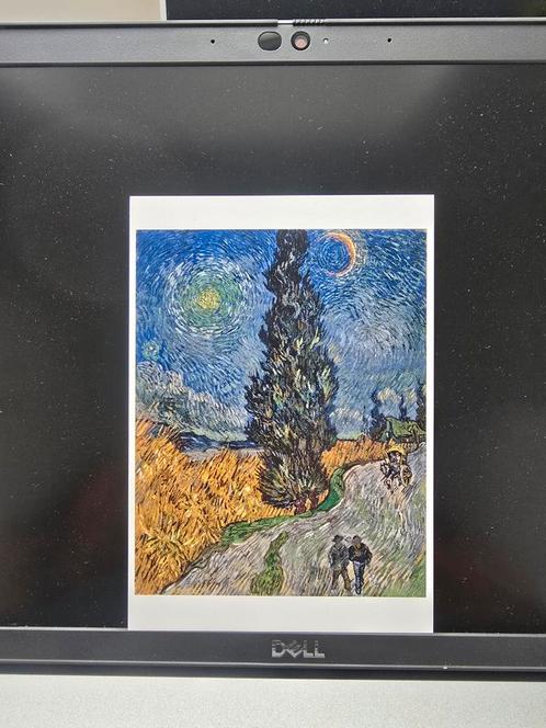 KAART VAN GOGH LANDWEG IN DE PROVENCE BIJ NACHT, Antiek en Kunst, Antiek | Email, Ophalen of Verzenden