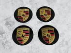 Porsche Zwart/Goud Naafdoppen/Naafkappen 65mm set van 4stuks, Verzenden, Nieuw