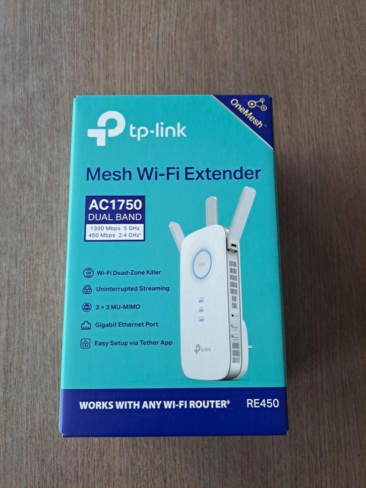 TP-Link RE450, Computers en Software, Netwerk switches, Zo goed als nieuw, Ophalen