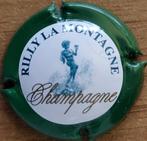 Capsule Champagne RILLY LA MONTAGNE blanc & vert nr 37, France, Champagne, Enlèvement ou Envoi, Neuf