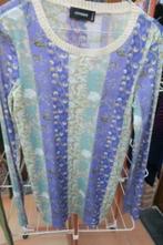 Blouse nieuw blauw groene print Cividini mt 40, Overige kleuren, Nieuw, Ophalen of Verzenden, Cividini