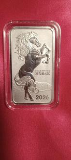 1 oz zilver,horse rectangle 2026 perth mint australie, Postzegels en Munten, Ophalen, Zilver