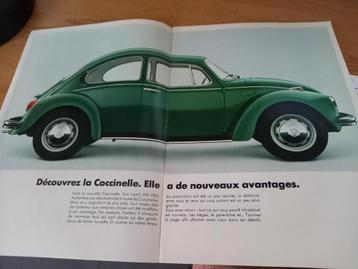 Véritable brochure de VW des année 70