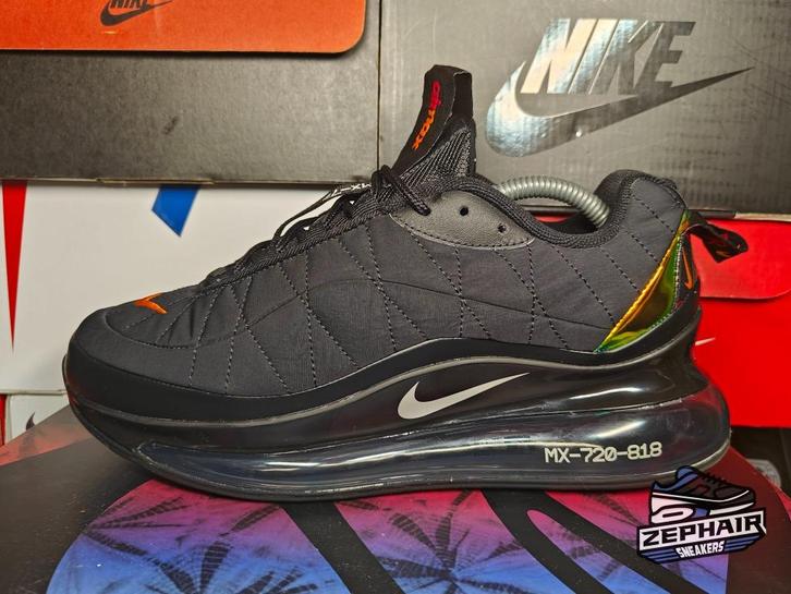 Nike Air Max MX 720-818 'Black Magma' EU41 2019, Kleding | Heren, Schoenen, Gedragen, Sneakers, Zwart, Ophalen of Verzenden