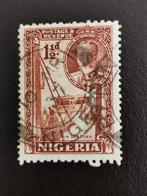 Nigeria 1936 - Koning Georg V en tinmijn, Postzegels en Munten, Postzegels | Afrika, Ophalen of Verzenden, Nigeria, Gestempeld