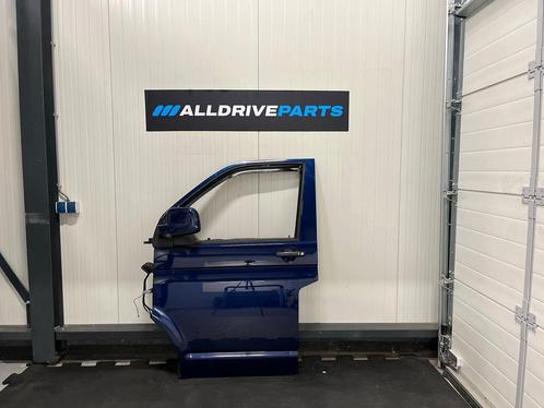 VW Transporter T5 Voorportier links LD5Q Blauw 7E0831055G, Auto-onderdelen, Carrosserie, Deur, Voor, Links, Gebruikt, Ophalen of Verzenden
