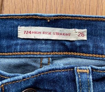 Jeans Levi's Modèle 724 Taille 26 x 28 beschikbaar voor biedingen