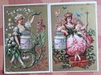 LIEBIG :2 SCARCE LITHOCHROMOs S133 * Flower Girls I * (Fille, Verzamelen, Foto's en Prenten, Natuur, Gebruikt, Verzenden, Voor 1940